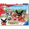 Ravensburger - Puzzle 3 Anni, Giant Floor Puzzle 24 Pezzi, Bing - Puzzle Bambini 3 Anni, Collezione Bing, Giochi Educativi e Divertenti, Idee Regalo