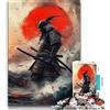 ZKYUBEK Puzzle da 1000 pezzi per adulti regali puzzle di samurai giapponesi per adolescenti per giochi educativi giocattoli regali di compleanno regali arte murale 26x38cm