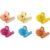 MEMOFYND 6 pezzi clip magnetiche, magneti per frigorifero, calamite per frigorifero, magneti per lavagna, magneti colorati forti per cucina, frigorifero, ufficio, scuola
