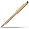 CROSS Century II Penna a sfera ricaricabile, penna a sfera media, con confezione regalo premium, placcata oro 23 kt