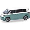 Herpa modellino auto VW ID. Buzz bicolore, miniatura in scala 1:87, pezzo da collezione, Made in Germany, modello in plastica