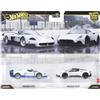 Hot Wheels Premium Maserati Confezione da 2: MC12 e MC20 | Set di 2 veicoli di Cultura automobilistica in scala 1:64 con pneumatici Real Riders e carrozzeria in metallo, JHW55