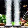 hygger Pietra porosa per acquario: kit diffusore di ossigeno silenzioso ad alta disciolta per acquari d'acqua dolce o salata e pompa ad aria idroponica, disco 5,1 x 5,1 cm, 2 confezioni senza pompa ad
