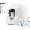 Catlink Baymax - Lettiera autopulente per gatti, monitoraggio intelligente, capacità extra grande della lettiera per gatti, basta con odore e fastidio, un sogno pulito per la casa di più gatti