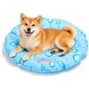 Nobleza Cuccia Rinfrescante per Animali Domestici, Tappetino Auto-Rinfrescante per Cani e Gatti, Letto Rotondo in Gel Fresco Estivo, Cuscino Refrigerante Impermeabile, 62 * 62 * 5CM