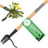 MY FAT GORILLA Estirpatore Erbacce Manuale - Sarchiatore Erbacce - Togli Erbacce Giardino | MY FAT GORILLA Estirpatore Erbacce Manuale in Acciaio Inox - Estirpa Erbacce, Rimuovi Erbacce da Giardino con manico lungo