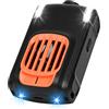 Glovios Repellente Topi per Auto con Ultrasuoni e Luce Repellente Martore Auto 12 V o USB Anti Martora nel Vano Motore, Repellente ad Ultrasuoni