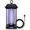 Surezap Lampada Antizanzare - Alta Efficienza 4000V 15W UV Lampada Antizanzare Elettrica, Silenziosa, Sicura ed Ecologica, IPX4 Impermeabile, per Interni ed Esterni, Copertura fino a 100 m²