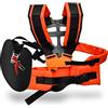 Ourdort Tracolla Decespugliatore, Tracolla per trimmer professionale | Cintura Decespugliatore Universale,Trimmer Cinturino Doppia Spalla,Trimmer Tracolla-falciatrice