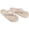 SUPVOX Ciabatte da Tessitura Stile Giapponese in Cotone Intrecciato, Pantofole Estive Creative Unisex, Comode per Casa e Spiaggia, Design Retrò Fibbia Morbida, Taglia 40