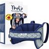 NAPUP Supporto per la testa del bambino per seggiolini auto, sicuro, confortevole, cuscino per testa e collo, soluzione di supporto per sedili anteriori e schienale alto, accessori da viaggio per