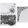 Respicefinem Cartelle per Goffratura in Plastica 3 Pezzi 16×11×3 cm Modelli in Rilievo per Scrapbooking e Creazione Carte Fai da Te Strumenti per Goffratrice Set per Album Decorazione Carta Kraft e Progetti Ar