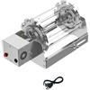 Nikou Spiedino Girevole Rotisserie Grill, Automatico per Barbecue Girevole per Kebab, Spiedini e Arrosti, Barbecue da Tavolo Elettrico con 16,5 a 29,5 cm Base Telescopica