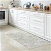CARPETIA Tappeto Corridoio Tappeto Cucina Tappeto Cucina Beige Facile da Pulire Lavabile Design: Coffee LOVE fresh HOT Scritte in bianco 80 x 200 cm