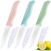 shoplease Set di coltelli in ceramica di 3 pezzi, coltello da frutta da 4 pollici è adatto per la maggior parte delle verdure, frutta e carne