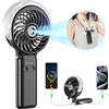 HandFan Ventilatore personale per nebulizzazione da 5200 mAh, ventilatore portatile ricaricabile, ventole per nebulizzazione d'acqua, raffreddamento portatile, mini ventilatore elettrico per spiaggia