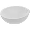 MUELODSIC Crogiolo in Ceramica Bianco da 1000g a Forma di Ciotola per Fusione e Raffinazione in Laboratori Prestazioni Eccellenti e Portatile