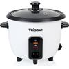 Tristar Cuociriso 0,6 L, Pentola Interna Antiaderente, Mantenimento in Caldo e Spegnimento Automatico, Design Compatto, Con Misurino e Cucchiaio, 300 W, RK-6142