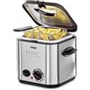 Princess Mini Friggitrice & Fonduta - 1,2 L - Con 6 forchette da fonduta - Riscaldamento rapido - Filtro antiodore - 840 W - 182611