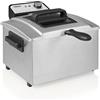 Princess Friggitrice, capacità 5 litri, 3270 W, tecnologia zona fredda, finestra di visualizzazione, acciaio inox, doppio termostato, facile da pulire, parti rimovibili, 01.184090.01.001