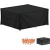 LAMUNI Coperture per Mobili da Giardino, 200x150x74cm Copertura Tavolo Esterno Telo Copertura per Giardino, Anti-UV Copridivano Esterno Impermeabile Telo Copri Divano da Giardino, Rettangolare