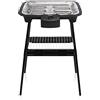 Tristar Barbecue Elettrico BQ-2883, 2000 watt, 28 x 22 cm, Sistema antifumo, Supporto rimovibile, Acciaio, Nero