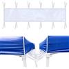 Generico Grondaia Per Gazebo - PVC 250x45cm | Striscia Di Drenaggio Trasparente Rimovibile | Tetto Impermeabile Verso Tenda Da Sole, Campeggio, Esterno E Auto