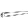 TECOM - Porta salviette Doppio snodato GDAPRSDSN11 - RUB6863 - Fissaggio Adesivo