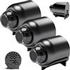 Veesper 3pcs Mini Eye Camera 1080p HD WiFi Smart Micro Security con visione notturna, obiettivo ad angolo largo, riproduzione video, controllo delle app per il negozio di home office