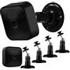 Gusfeliz Blink - Supporto da parete regolabile per fotocamera (Blink Outdoor 3ª, 4ª Gen, Indoor, Mini 2, XT/XT2), nero, 4 pezzi