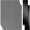 YSSHUI [Confezione da 4] 400 x 300 mm DIY PC Case Filtro a rete antipolvere in PVC con striscia magnetica per computer PC Case