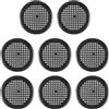 PATIKIL Copertura Per Ventilazione Rotonda Da 2 Pollici (60 Mm), 8 Pezzi Griglia Di Ventilazione Circolare In Plastica Per Soffitto, Bagno, Ufficio, Casa, Cucina, Nero