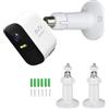 Tyeyober Supporto per telecamera Eufy, supporto a parete per EufyCam 2 Pro/2c Pro/2/2C/Eufy E/SoloCam S40,Arlo/Ring/Wyze telecamera,supporto di sicurezza regolabile a 360 gradi per uso interno ed esterno
