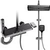 YJYAJIE Colonna Doccia con Miscelatore, Kit Doccia Con Soffione e Doccetta, Pistola a Spruzzo e Rubinetto per Vasca, 135cm Asta Doccia