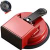 Generisch Floor Gap Fixer Tool, Heavy Duty Suction Cup Floor Gap Repair Tool Kit Laminate Vinyl Hardwood Flooring Gap Fixer with Rubber Mallet, Reusable Grip Pads (Red)