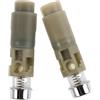 KALLORY 2 Pezzi Cerniera Ammortizzante per Copriwater Rallentatore Soft Close, Accessorio Bagno Resistente e Facile da Installare per Sedili Wc Standard