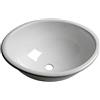 Osculati plexiglass lavello bianco ovale 370 X 290 X 150 mm