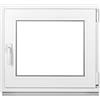 Framex Fenstiger Finestra Cantina PVC 60x50 cm Bianco Anta-Ribalta DIN Destra | Doppio Vetro 32 mm, Larghezza x Altezza: 600 x 500 mm, per Cantina, Garage, Casetta da Giardino e Ripostiglio