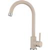 VBChome Rubinetto da cucina beige effetto granito girevole a 360° - Miscelatore monocomando per lavello, rubinetto moderno per lavello