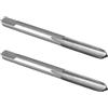 Burkit 2pcs M6 X 0.8 Filettatura Maschio Destro, HSS M6 X 0.8 Dritto scanalato Macchina Maschio