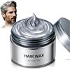 HOUSN Cera Colorante per Capelli, 120g, Cera per Capelli di Colore Grigio Argento, Tinta Temporanea Lavabile con Ingredienti Naturali, Crema Acconciatura Opaca - Perfetta per Cosplay, Halloween e Feste