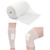 RAVNIX 1 Rotolo Benda Elastica a Rete, 3,8 cm x 5 m | Tessuto Autoclip Traspirante & Resistente | Ideale per Bendaggi, Primo Soccorso e Ripresa Funzionale
