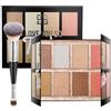 MKNZOME Palette Correttori Colorati, MKNZOME 8 Colori Contouring Viso Blush Highlighter Correttore Occhiaie e Pennelli Trucco Palette Contouring Impermeabili a Lunga Durata Trucchi Regalo per Donne Ragazze