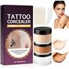 HHDESHSL Correttore Tatuaggio, Correttore per Coprire Tatuaggi, Fondotinta Coprente Tatuaggi, Delicato Sulla Pelle Impermeabile, Concealer per Cicatrici, Crea una Pelle Perfetta per Viso e Corpo