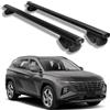 LUGIWN Barre Portatutto per Hyundai Tucson SE/SEL/N Line/Limited 2022-2025, Barre Portapacchi per Auto, Portapacchi da Tetto per Viaggi, Vacanze, Uso Quotidiano,Black