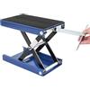 SHZICMY Sollevatore per moto, Sollevatore per motocicli 500 kg, Carrello elevatore a forbice regolabile in altezza 93-350mm, Cavalletto di montaggio per moto, Supporto per moto, Riparazione in garage