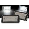 GV-ZONE Licenza Luci LED compatibili con Fiat 500 2007 2008 2009 2010 GV-2079 Luci Targa Luce Posteriore
