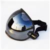 mjmoto Faccia aperta universale 3/4 casco visatore a bolle a bolle motociclette di moto Capacete Lente Vintage MOTOBIKE Helmet Goggles (argento)