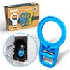 MaJoCompTec® ADBLUESAFE - Tappo per serbatoio, protezione per serbatoio AdBlue, coperchio per carri armati, campeggio, camper (plastica blu, fusibile, boxer + ponticello + Ducato)