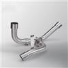 MNEUEQ Decat Pipe Tubo Di Collegamento Scarico Moto Eliminazione Catalizzatore Per Per Multistrada 1200 / S 2010-2014 MTS